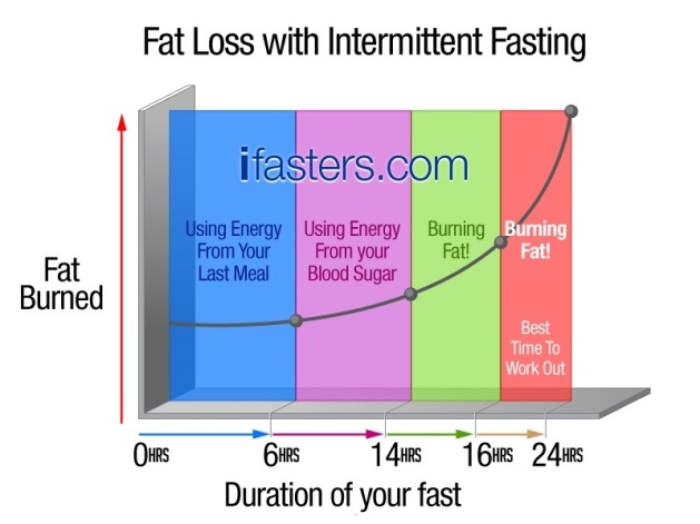 Intermittent Fasting Hours Chart